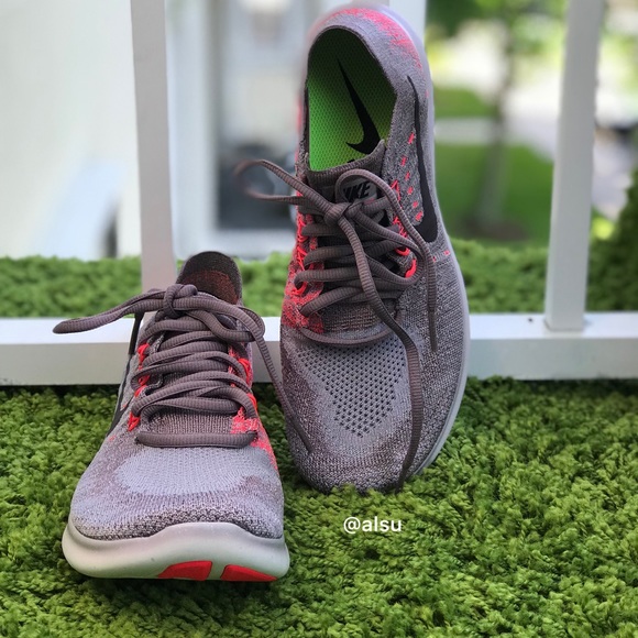 NWT Nike Free Rn Flyknit 2017 Port Wine WMNS - Picture 3 of 7